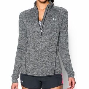 Under Armour Women’s Heat Gear 1/4 Zip Long Sleeve Pullover Shirt Size Small